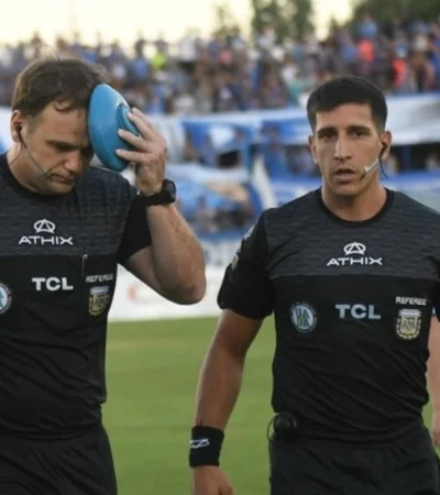 El juez de línea número 2, Diego Martín, fue agredido en el partido entre los mendocinos y cordobeses