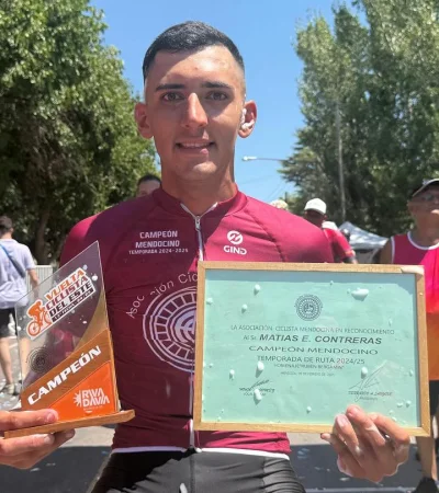 Matías Contreras, campeón de la categoría Elite