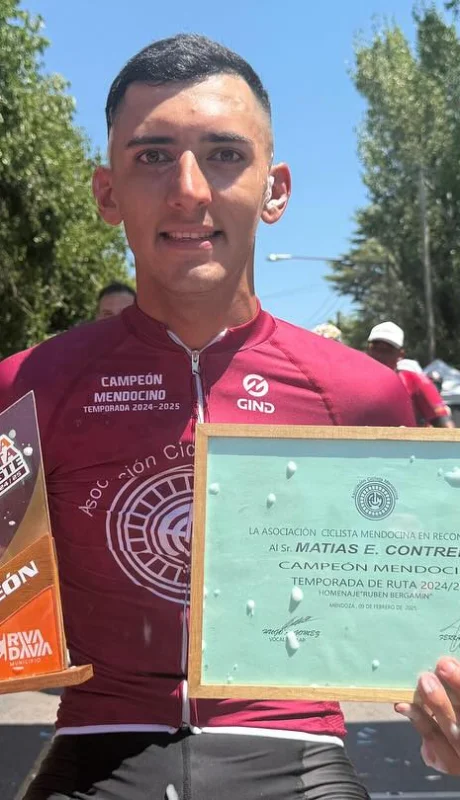 Matías Contreras, campeón de la categoría Elite