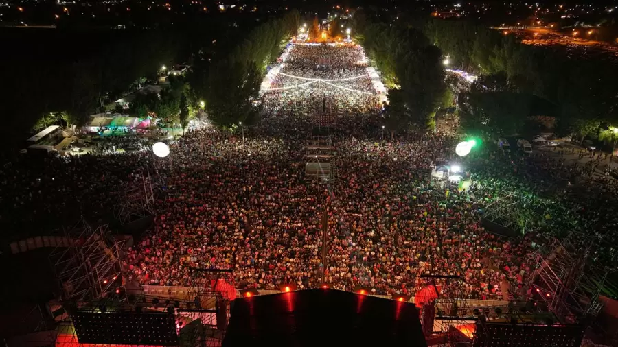 La fiesta de la Vendimia de Junín se celebró en el Parque Recreativo Dueño del Sol.
