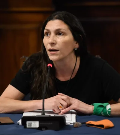 Mónica Macha, presidenta de la Comisión de Mujeres y Diversidades.