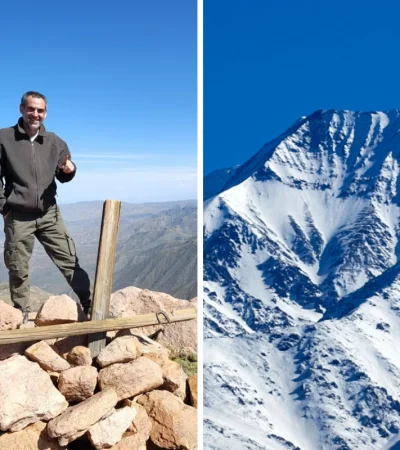 Fernando era un escalador avezado y no era la primera que subía al cerro El Plata.