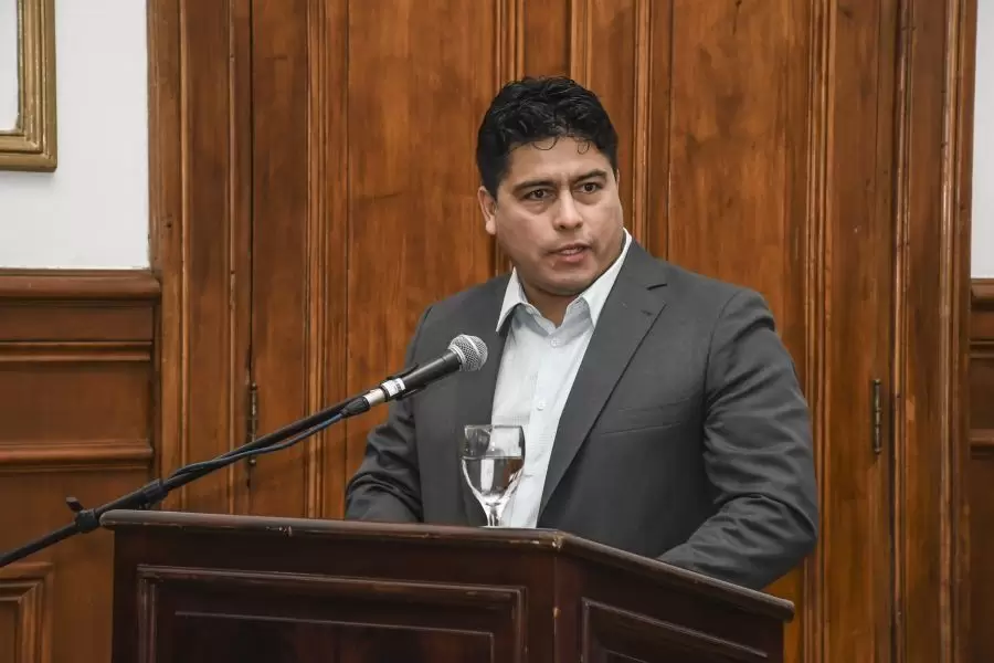 Claudio Vidal, gobernador de la provincia de Santa Cruz.