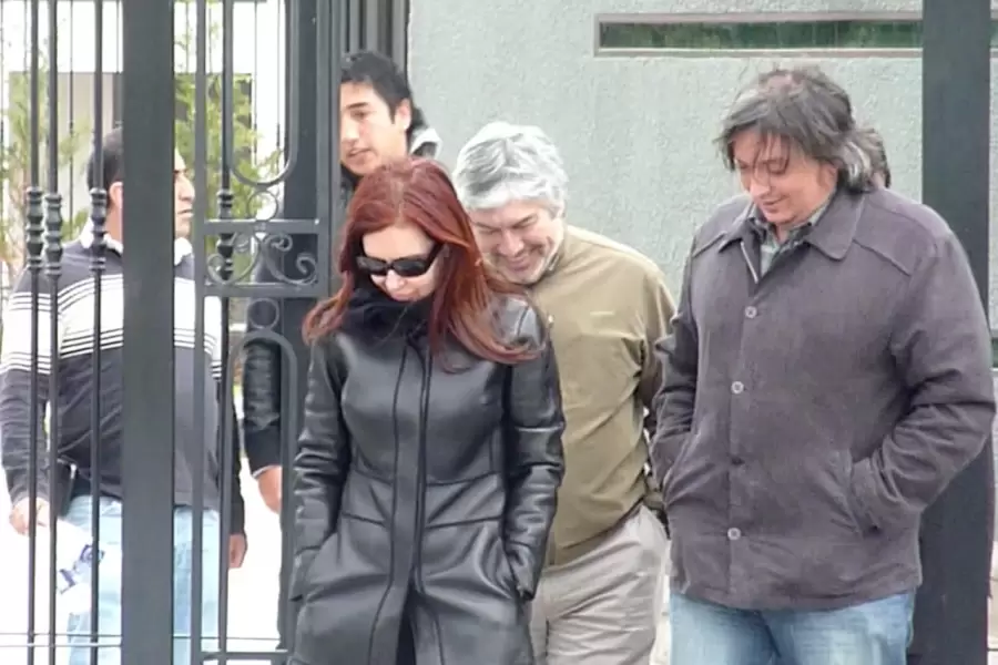 CFK, Báez y Máximo Kirchner.