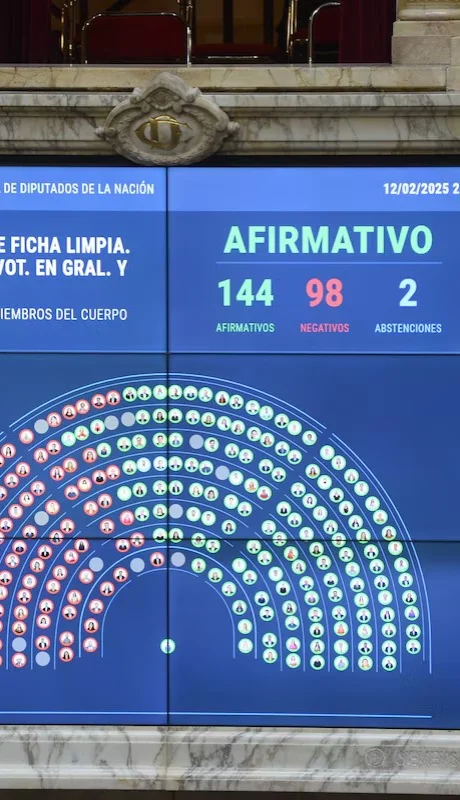 Votacion Ficha Limpia.