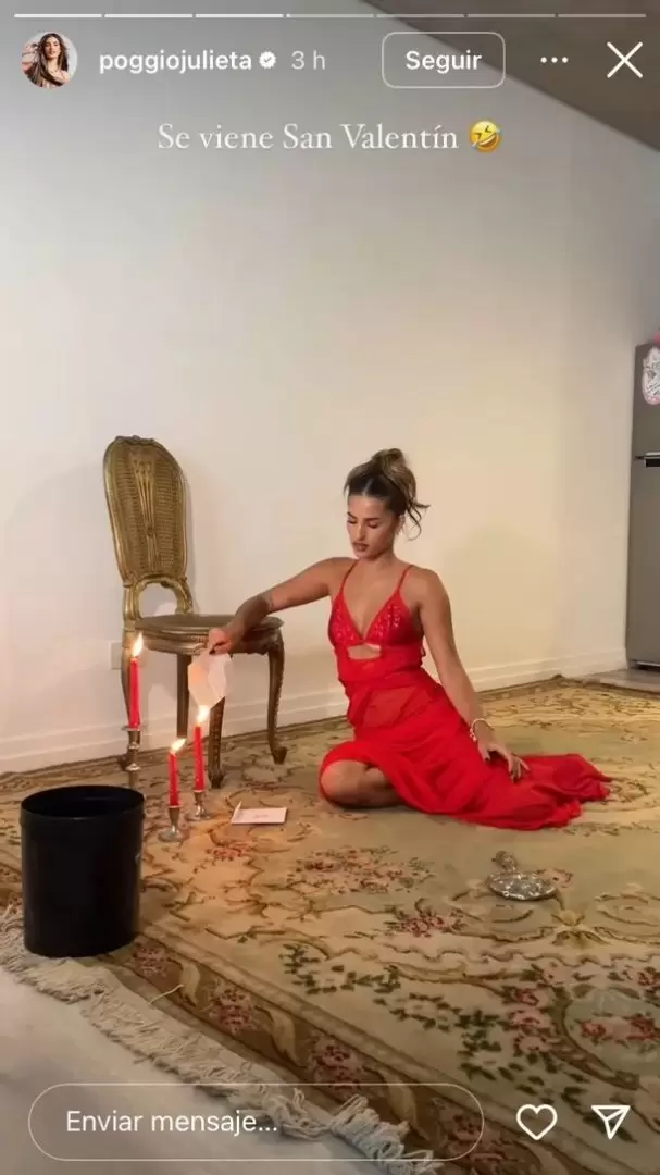 Casi se prende fuego el set de grabación.