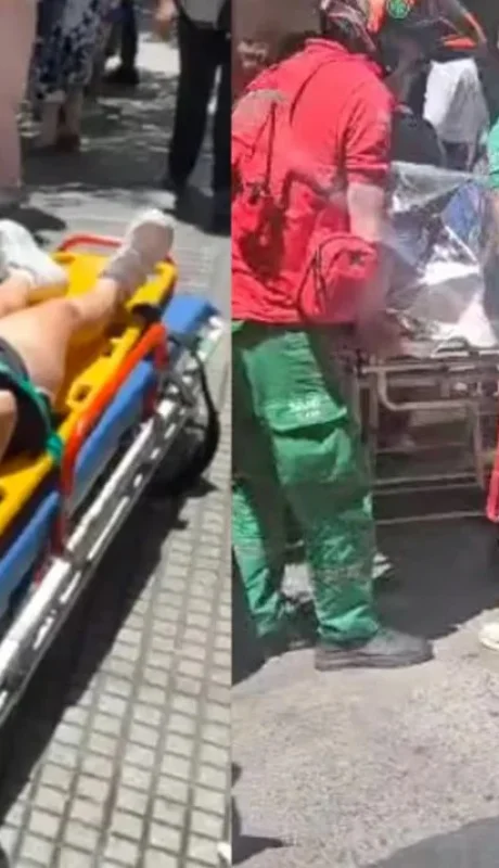 Peligro en la calle: una nena fue atropellada por una moto tras bajar del colectivo
