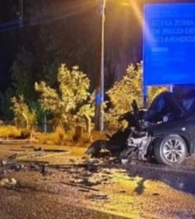 Dos personas fallecieron en un violento accidente de tránsito en San Martín/