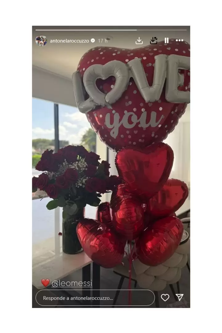El regalo de Messi para Antonela por San Valentín