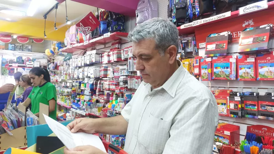 Gustavo Fernández, titular de la Cámara de Librerías de Mendoza.
