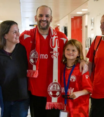 El argentino liberado en Gaza./