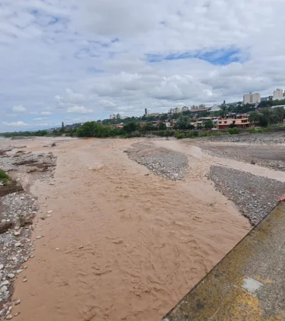 El río Grande, en Jujuy, crece debido al mal tiempo. (Foto: archivo web)