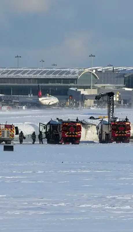 Avion estrellado en Canada