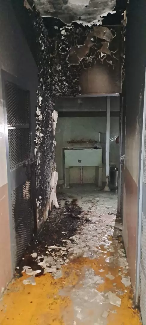 Rotas las instalaciones