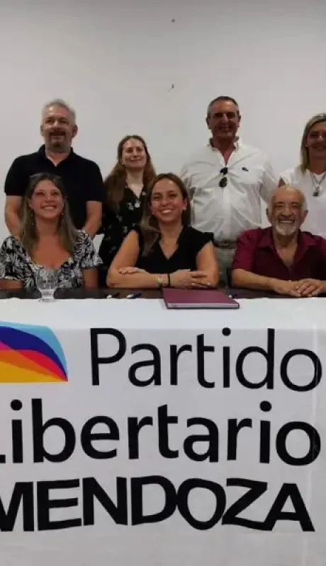 Integrantes del Partido Libertario mendocino. (Foto: web)