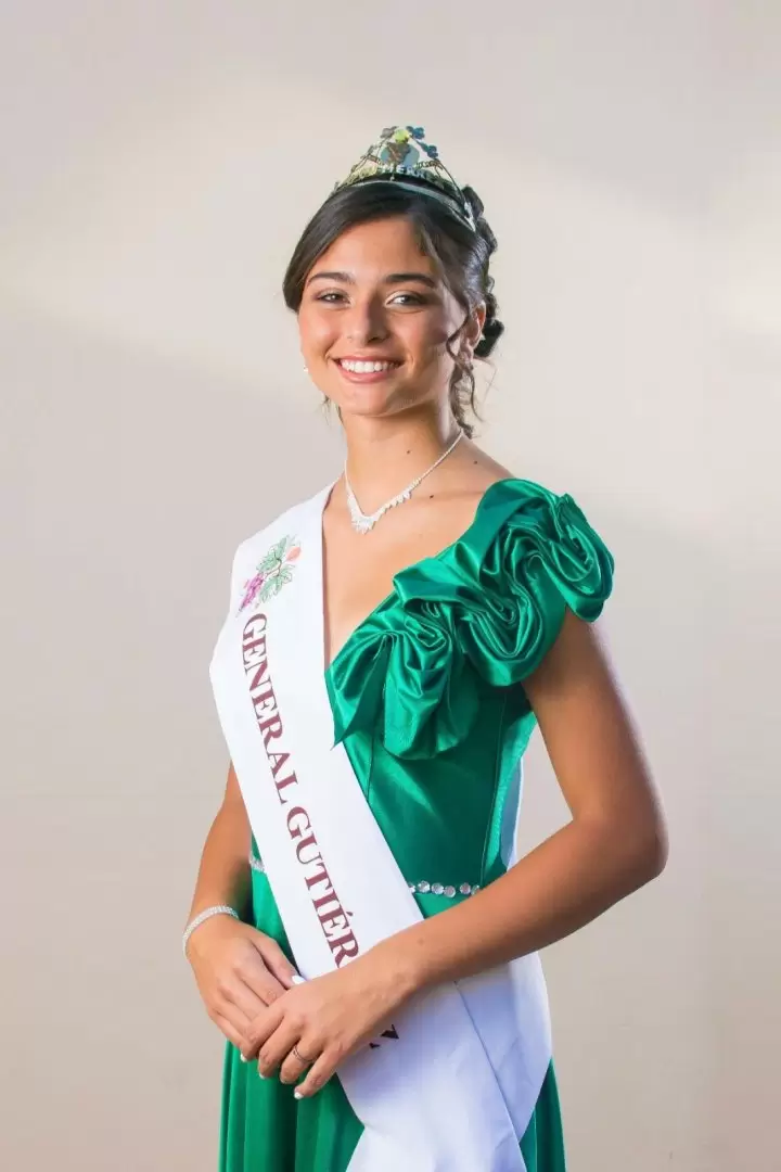 Agustina Trinidad Guidarelli, la nueva reina del departamento de Maipú.