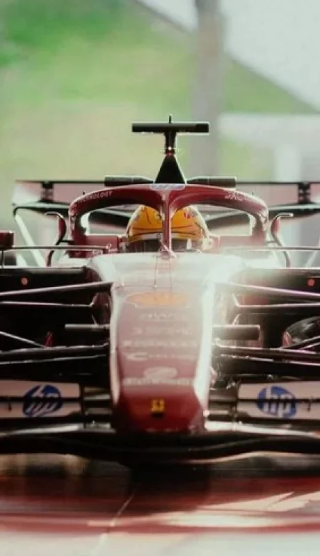 Hamilton ya se prepara para su debut en Ferrari.