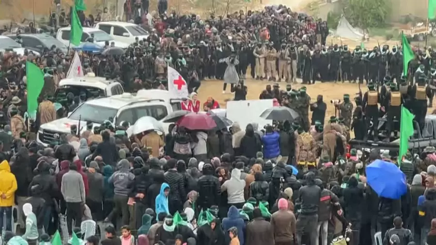 Primer intercambio de restos mortales de cautivos desde el acuerdo de alto el fuego. (Foto: web)