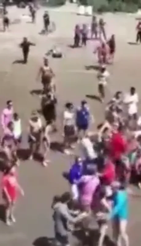 El video se viralizó en redes sociales y muestra la pelea entre los guardavidas.