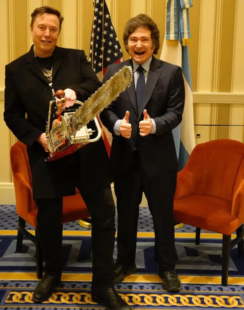 La famosa motosierra de Milei