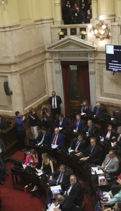 La votación en el Senado fue ganada por el oficialismo/