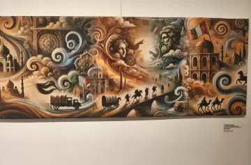 Inauguró el Segundo Salón de Arte dedicado a expresar en pintura el espíritu de Italia
