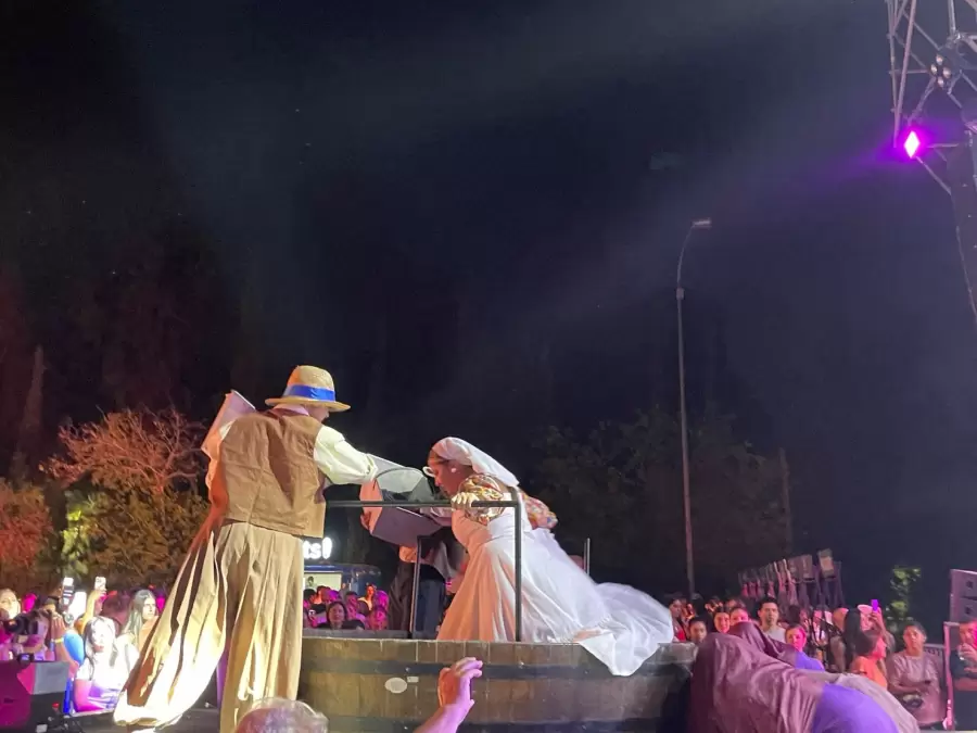 La tradicional Pisada de la Uva.