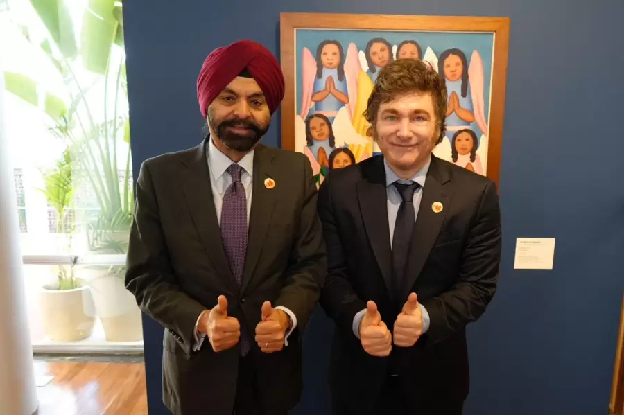 Javier Milei se reunirá este viernes con Ajay Benga, presidente del Banco Mundial,