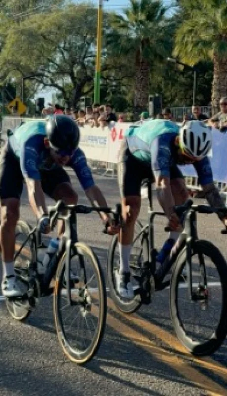 A pesar del calor, buena jornada de ciclismo en Mendoza