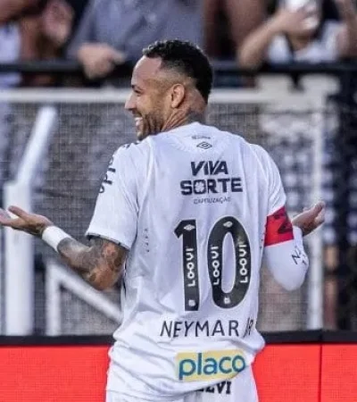 Neymar anotó un gol olímpico.
