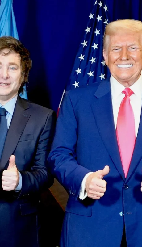 Javier Milei con Donald Trump