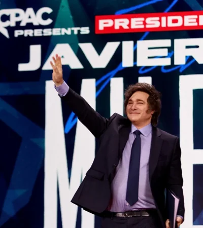 Milei brindó un discurso durante la Conferencia de Acción Conservadora.