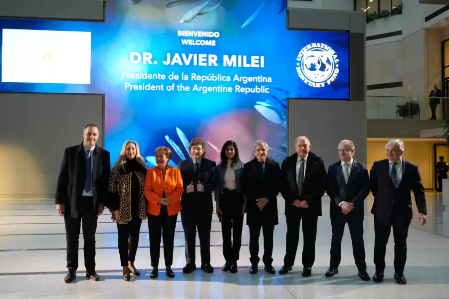 Milei mantuvo un encuentro con la Directora Gerente del FMI, Kristalina Georgieva.