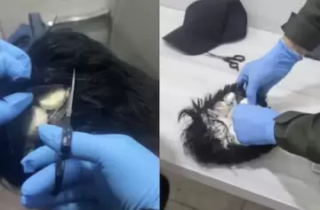 Video: detuvieron a un "narcopeluca" en un aeropuerto colombiano