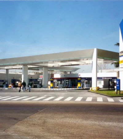 Estación de servicio.