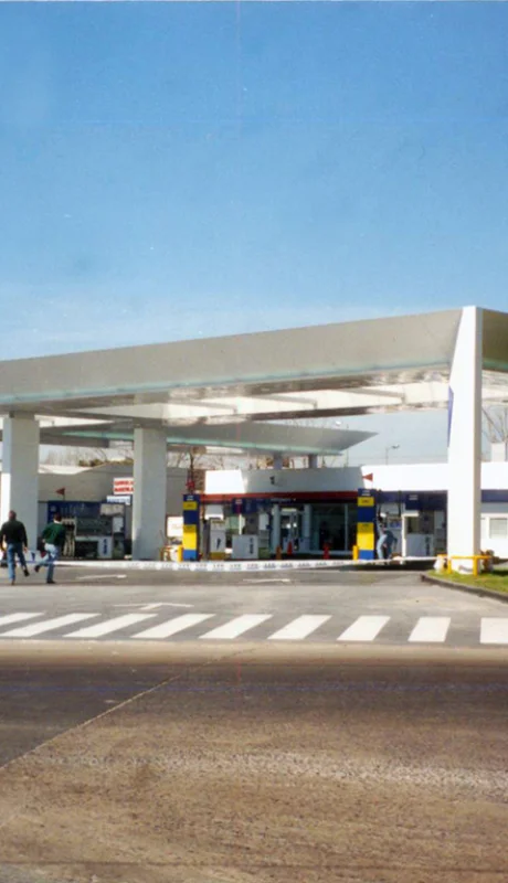 Estación de servicio.