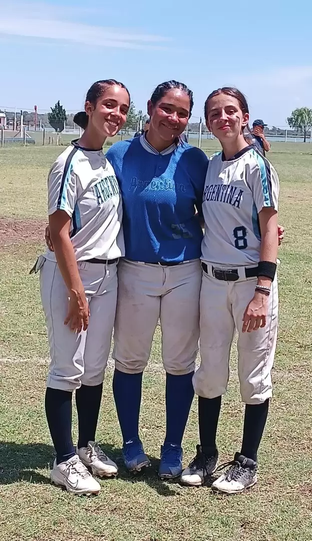 Las chicas entrenando en Ezeiza