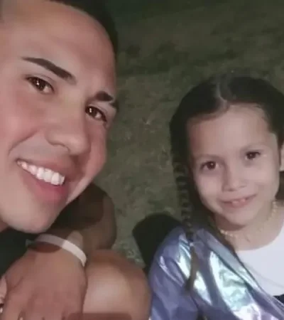 Kim Gómez con su papá, Marcos. (Foto: archivo web)