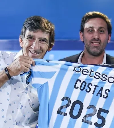 Gustavo Costas y Diego Milito