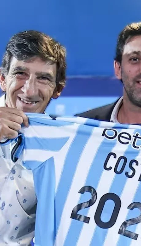 Gustavo Costas y Diego Milito
