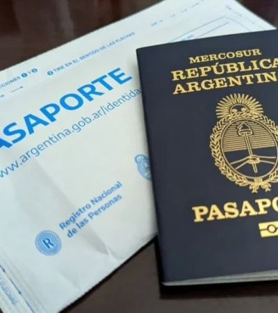 Pasaporte argentino.