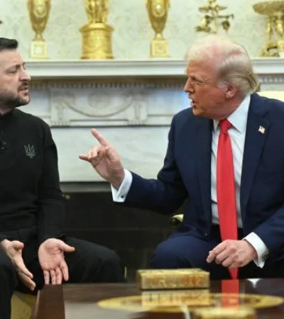 Volodimir Zelenski y Donald Trump