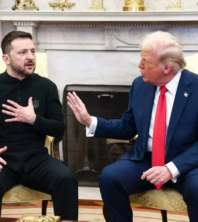 Volodimir Zelenski y Donald Trump