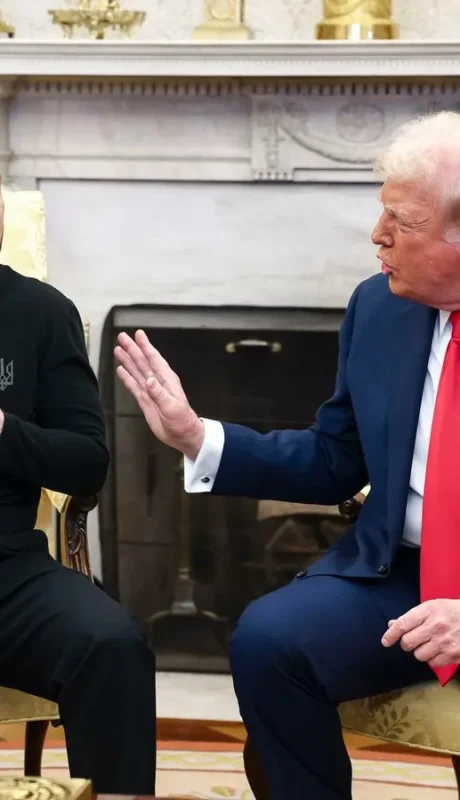 Volodimir Zelenski y Donald Trump