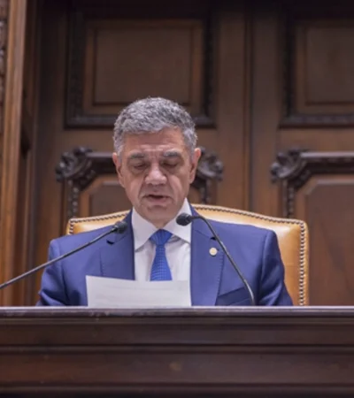 Jorge Macri en la apertura de sesiones en la Legislatura porteña/