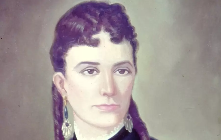 Mercedes, la única hija del General San Martín. (Imagen: Instituto Nacional Sanmartiniano)