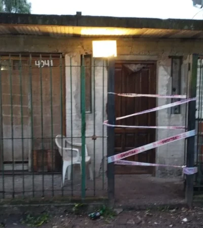 La casa donde ocurrió el hecho. (Fotografía: Agencia Noticias Argentinas)