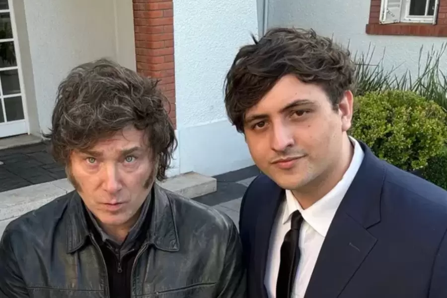 Fran Fijap con el Presidente