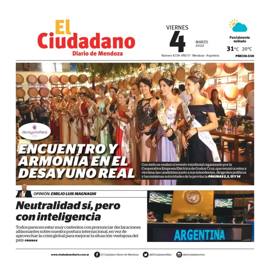 Tapa papel 2022/ Fuente: Ciudadano News