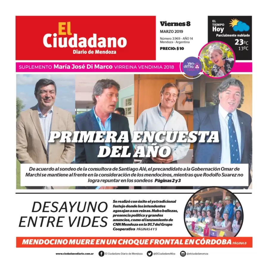 Papa del diario papel de 2018/ Ciudadano News